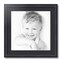 ArtToFrames 20x20" Matted Picture Frame with 16x16" Single Mat Photo Opening Framed in 1.25" Black and 2" Mat (FWM-4083-20x20)